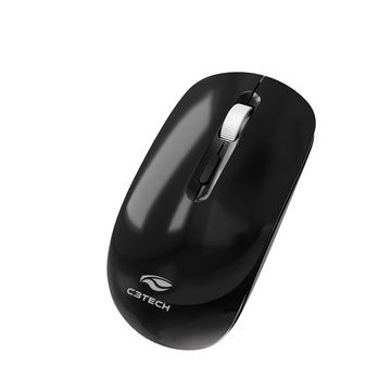 Mouse Sem Fio C3tech M-BT80BK - 1600dpi - Preto