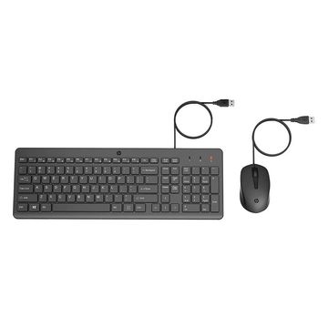 Kit Teclado + Mouse sem Fio HP 1600dpi Preto - 240J7AA