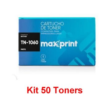 Kit com 50 Toner Brother Preto Maxprint - TN1060, 5612948