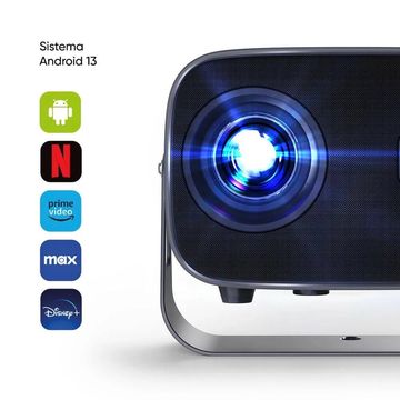 Projetor Smart Get Vision 3 3000 Lúmens Android 13 com Alto falante - 1 HDMI - 2 USB - 72510