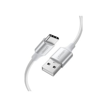 Cabo USB A-Macho - Type-C 2,0 Metro 3.0A Prata Ugreen - US288