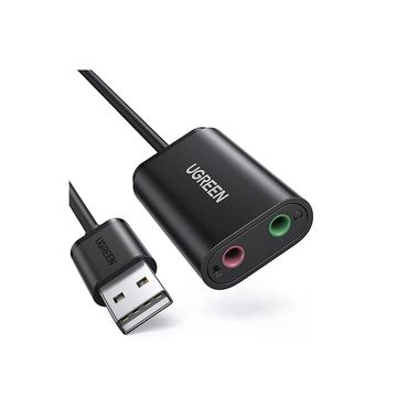 Adaptador de Som USB 2 Entradas P2 Ugreen - US205