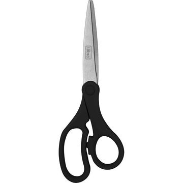 Tesoura Emborrachada Tilibra 18cm Preto Unitário - 400998