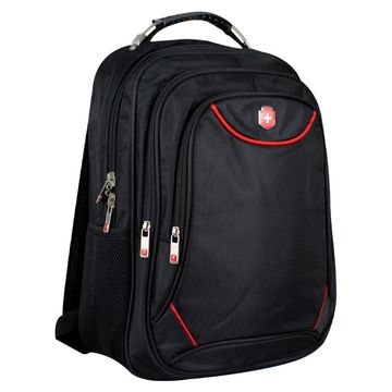 Mochila para Notebook 18 Polegadas Preto/Vermelho Cabo de Aço Yins Brasil - SL04000V