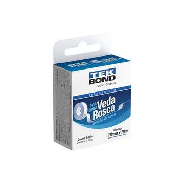 Fita Veda Rosca 18 mm x 10m Tekbond - 78072714812 - Unitário