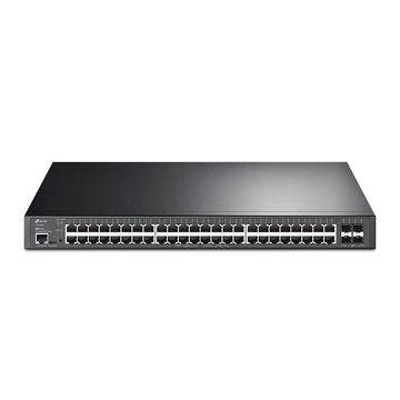 Switch PoE+ Gerenciável L2+ Tp-Link SG3452XP 48 Portas 10/100/1000 Mbps + 4P SFP 10GE + 2 Porta Console JetStream - Omada - 143621