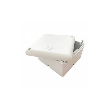 Caixa de Passagem Externo para CFTV Quadrada Branco 8,5x8,5x5,0cm FC Fontes - FCCX030N