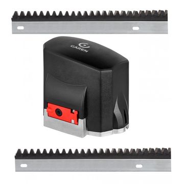 Kit  Automatizador Deslizante + 2 Cremalheiras GAREN até 500 Kg 220 Volts KDZ FIT SPEED 1/4 - Residencial com 2 Controles - F11463-GCT- KIT 220V