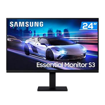 Monitor Samsung Essential S3 Tela 23,8 LED IPS 120Hz 5ms Full HD Preto 2x HDMI - LS24F320GALMZD