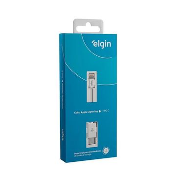 Cabo USB Type-C Macho - Lightning Macho  1,0 Metro Elgin - 46RCAPPLETPC