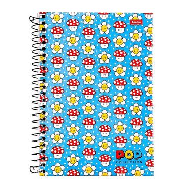 Caderno Capa Dura Espiral 80 Fls 140x202 Pop Collection Love Animals - Unitario - Foroni - 30.8157-4-SINOP-03