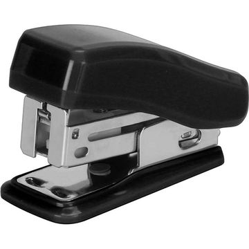 Grampeador Mini Plastico15 Folhas Preto Tilibra com Extrator de Grampos - Unitário - G1-15A