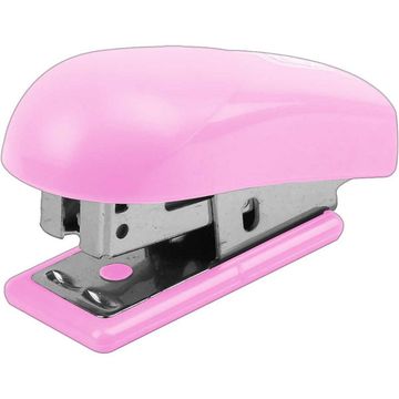 Grampeador Mini Plastico 20 Folhas Rosa Tilibra com Extrator de Grampos - Unitário - G1-20A