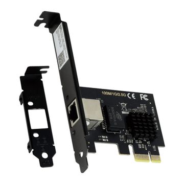 Placa de Rede PCI-Express 2.5G Pcyes - LC2500-1P - Suporte Low Profile