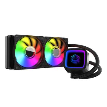 Water Cooler WCTBV240 240mm 12V ARGB Pcyes - Trundra Black Vulcan