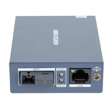 Conversor de Mídia Transmissor Hikvision RJ45 10/100/1000 / Fibra Óptica 20 KM SC - DS-3D501T-A-SINOP-03