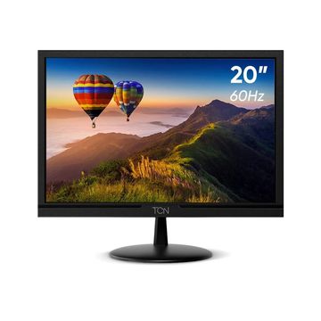 Monitor TCN | Goldentec Office Tela 20 LED IPS 60hz 5ms HD Preto 1x VGA 1x HDMI - 73575-SINOP-03