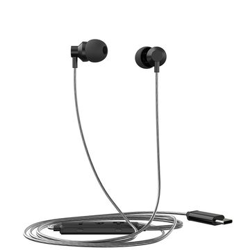Fone de Ouvido Intra Auricular com Microfone Plug Type-C Preto HP- DHH-8000-SINOP-03