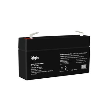 Bateria Selada para Alarmes 1,3 Ah 6 Volts Elgin - 82371-SINOP-03
