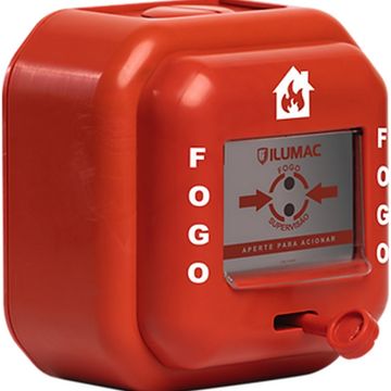 Acionador Manual Endereçável Ilumac IP65 AMQW-E