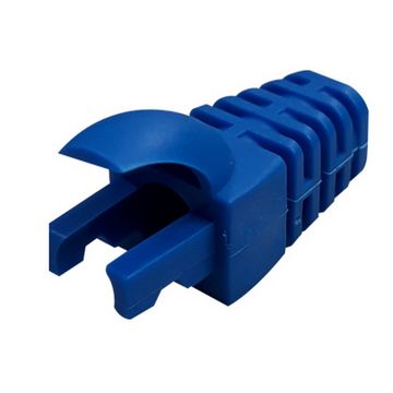 Capa para Conector RJ45 Macho com Trava Seccon SecLan Azul - CY-DY-1748-BL