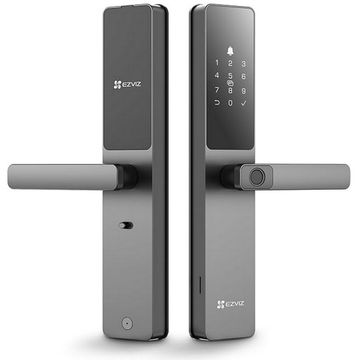 Fechadura Digital com Abertura Biometria, Senha ou Cartão EzViz CS-DL05 WBC M