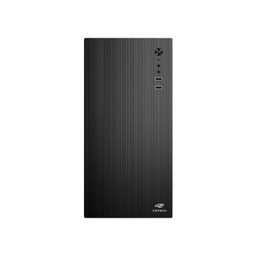 Gabinete C3Tech MT-39BK 2 Baias Preto com Fonte 200W