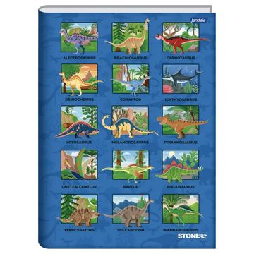 Caderno Brochura Capa Dura Costurado 80 Fls 140x200 Stone - Pacote com 5 Unidades - Jandaia - 68866-77