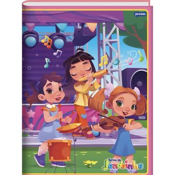 Caderno Brochura Capa Dura Costurado 80 Fls 200x275 Jandainha - Pacote com 5 Unidades - Jandaia - 71679-55