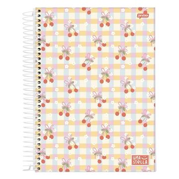 Caderno Universitário Capa Dura Espiral 15 Matérias 240 Fls 200x275 Stella - Pacote com 2 Unidades - Jandaia - 68793-88