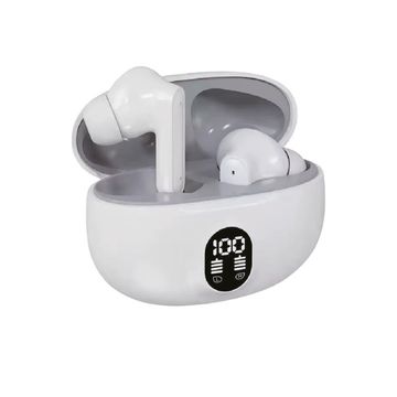 Fone de Ouvido Intra-Auricular TWS Bluetooth 5.3 Branco  X-Cell - XC-BTH-69B