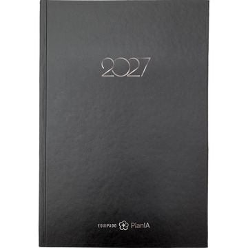 Agenda 2027 Capa Dura Espiral 368 Folhas 138x200mm Office Preto - Pacote com 4 Unidades- 80355-27