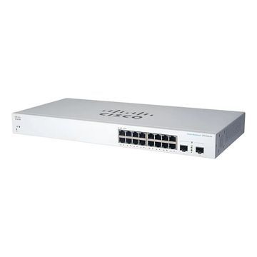 Switch PoE+ Gerenciável L2 Cisco CBS220-16P-2G 16 Portas Gigabit +2 SFP