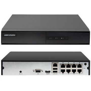 NVR Hikvision 8 Canais IP - DS-7108NI-Q1/8P/M - 8 Portas PoE