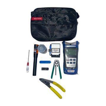 Kit Ferramentas para Montagem de Emenda Mecânica e Conector Ópticos 10 Peças Seccon SecTool - FE-FOTK719/819-SINOP-03