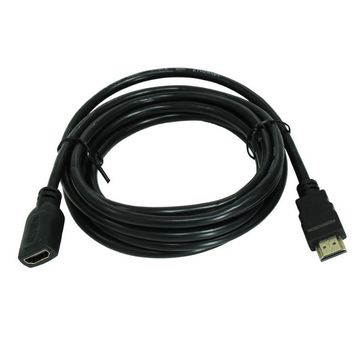 Cabo HDMI Macho x Fêmea 2.0 4K 19 Pinos 3,0 Metros Monocron Potencial Suprimentos - 14894