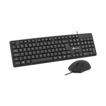 Kit Teclado + Mouse USB  MN8236+MN232 com Fio Preto Monocron Potencial Suprimentos - 13046