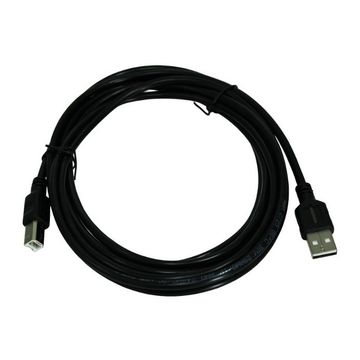 Cabo USB A-Macho - B-Macho 3,0 Metros 2.0 Preto Monocron Potencial Suprimentos - 14902