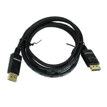 Cabo Displayport Macho 1,5 Metros 4K Preto Monocron Potencial Suprimentos - 14896