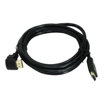 Cabo HDMI Macho x Macho 2.0 4K 19 Pinos 90 Graus 2,0 Metros Monocron Potencial Suprimentos - 14895