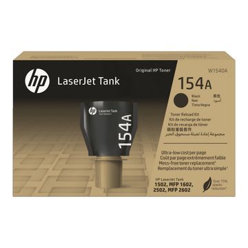 Toner HP Neverstop 154A Preto Original - W1540A - 2.500 páginas para HP Neverstop Laser 1602W, 1602, 2602Sdw, 2602
