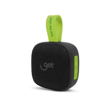 Caixa de Som Portátil Get Connect 10W Preto Bluetooth, Auxiliar, TWS, Resistente a água - 72562-SINOP-03