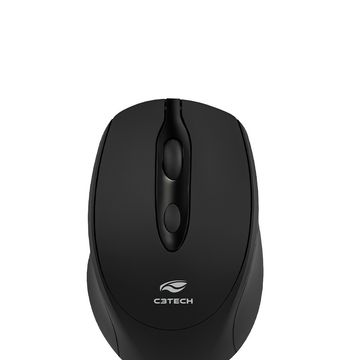 Mouse Sem Fio Bluetooth ou Wireless 1600dpi Preto C3tech - M-BT30BK-SINOP-03