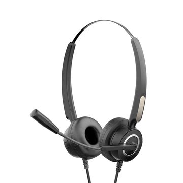 Fone de Ouvido Headset com Microfone Conexão USB Preto HP - DHE-8000-SINOP-03