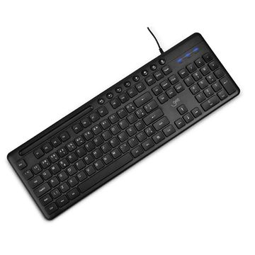 Teclado USB Multimídia Goldentec Business Preto - 73393-SINOP-03
