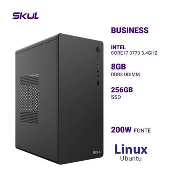Micro Computador Skul Business B500 Core i7 3770 Memória 8 GB SSD 256GB Linux - sem Monitor 338872-SINOP-03