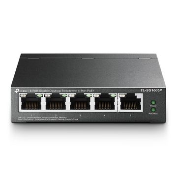 Switch PoE+ Tp-Link TL-SG1005P 5 Portas 10/100/1000 Mbps - 143760-SINOP-03