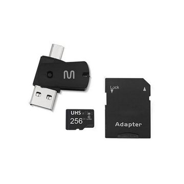 Cartão de Memória Multilaser 256 GB Micro Ultra High Speed SD+USB+OTG Adaptador - MC154-SINOP-03