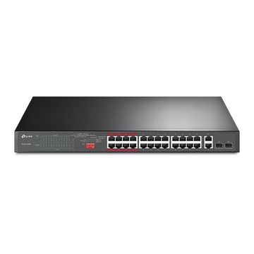 Switch PoE+ Tp-Link TL-SL1226P 24 Portas 10/100 Mbps + 2 Portas 10/100/1000 + 2 Portas SFP Combo - 143762-SINOP-03