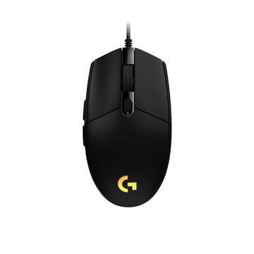 Mouse USB Gamer Logitech G203 8000 DPI Preto Led RGB - 910-005793